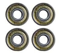 P Prettyia 4 Pcs Wheelchair Front Caster Wheel Bearings Replacements, 0.9 inch Diameter for Most Standard Wheelchair, Make Smoother Ride