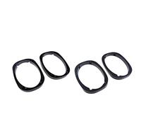 P Prettyia 4 Pieces Universal Car Stereo 6"x 9" Plastic Speakers for Mounting Spacer Rings