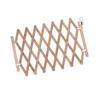 P Prettyia Wooden Folding Dog Stair Gate for Indoor, Swing Dog Gate, Foldable Pet Safety Gate Barrier Guard Door Fence for Small Dog Cat, 41x100cm