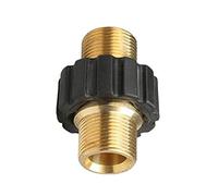 P Prettyia Heavy Duty M22 Quick Release Connector to M22 Male Adapter Pressure Washer Coupling Couplers Brass