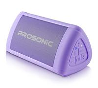 P Prosonic BT3 Portable Wireless Bluetooth Speaker with 10W Stereo Sound & Bass Boost -Rich Sound & Intense Bass -Bluetooth 5.0 -Microphone -IPX5 (Purple)