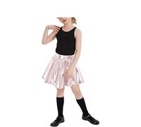 P&R DANCEWEAR LTD Ladies and Childrens Metallic Foil Skirt - Perfect for Party, Dance- Versatile Use (Silver, M-L)