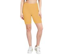 P&R DANCEWEAR LTD New Basic Hot Pants: Women's Stretchy Cycling Shorts for Active Summer Gym Wear.(XL, Mustard)