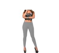 P&R DANCEWEAR LTD New Children Viscose Plain Stretchy Soft Leggings with Elasticated Waist - Casual/Party Wear - Sports/Exercise - Multi-Purpose Light Grey 9-10 Years