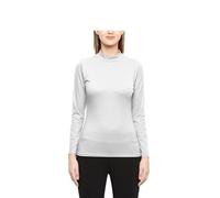 P&R DANCEWEAR LTD - New Ladies Turtle Neck Long Sleeved Stretch Plain Polo Top Womens Jumper - Casual Wear - Comfortable Fit - Light Weight - Roll Neck - T-Shirt - Winter Wear S-M White