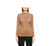 P&R DANCEWEAR LTD - New Ladies Turtle Neck Long Sleeved Stretch Plain Polo Top Womens Jumper - Casual Wear - Comfortable Fit - Light Weight - Roll Neck - T-Shirt - Winter Wear M-L Mocha