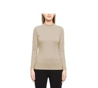 P&R DANCEWEAR LTD - New Ladies Turtle Neck Long Sleeved Stretch Plain Polo Top Womens Jumper - Casual Wear - Comfortable Fit - Light Weight - Roll Neck - T-Shirt - Winter Wear M-L Cream
