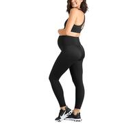 P&R Dancewear Women’s Maternity Leggings - Breathable, Lightweight, Over-The-Bump Support(Black,18)