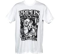 P-r-i-m-u-s T Shirt Metal Punk Rock Melvins Alternative Band Graphic Tee White