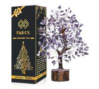 P&R:UK Amethyst Crystals, Tree of Life, Healing Crystals and Gemstones, Crystal Tree for Good Luck, Crystal Gifts, Crystal Gifts for Women