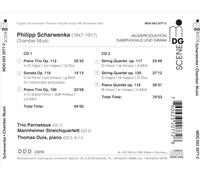 P. SCHARWENKA - CHAMBER MUSIC (2 CD) NEW CD
