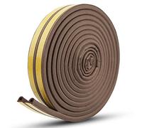 P Shape Weather Stripping Seal Strip for Doors & Windows Frame Insulation Large Gap Draft Excluder Anti Collision Wind Proof Self Adhesive Rubber Backing Weather Stripping Draught excluder