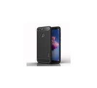 P Smart (2018) Case - [Stealth Case] Flexible, Shockproof, Slim Fit, Soft TPU Protective Shell Cover with Carbon Fibre Design