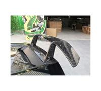 P Style Rear Trunk Duck Spoiler Wing With Rear Spoiler Trunk Lid Base Compatible For Lamborghini Huracan LP580 LP610 Rear Spoiler Wing(Forged Carbon Set)