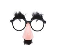 P 'tit clown Plush 40603 - Grumpy - Nose, Glasses and Moustache Eyebrows - Black