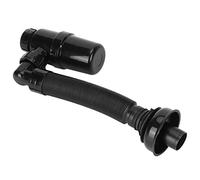 P Trap Pipe, Plastic Drain Pipe, Sink Drain Pipe Trap, Sink Waste Pipe, Wash Basin Accessories for Bidet, Toilet Sprayer Angle Valve (Black)