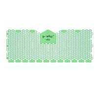 P-Wave 6 Pack Trough Urinal Screen Mats Scented, Large Size Fits All Types Of Trough Urinals, Deodoriser & Odour Neutraliser, Long Lasting, Anti-Splash Mats with Slanted Bristle, Cucumber & Melon