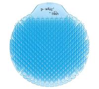 P-Wave Slant6 Urinal Mats Scented, 10 Screens Pack, Fits Most Urinals & Waterless, Long Lasting 30 Days Urinal Deodoriser & Odour Neutraliser, Anti-Splash Guard Slanted Bristle, Cotton Blossom