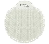 P-Wave Slant6 Urinal Mats Scented, 10 Screens Pack, Fits Most Urinals & Waterless, Long Lasting 30 Days Urinal Deodoriser & Odour Neutraliser, Anti-Splash Guard Slanted Bristle, Honeysuckle