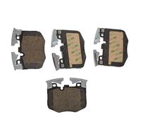 P06099 Front Brake Pad Set 4x Pads Prepared For Wear Indicator Braking By Brembo