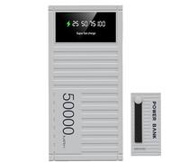 p0wer Travel Bank - 66W Fast Charging Pack, Compact and Practical Backup Battery | p0wer Bank Fast Charging with 50,000mAh Capacity, Versatile Pack Per Charge