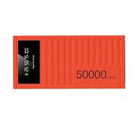 p0wer Travel Bank - 66W Fast Charging Pack, Compact and Practical Backup Battery | p0wer Bank Fast Charging with 50,000mAh Capacity, Versatile Pack Per Charge