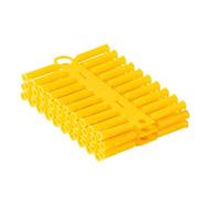 P1/100 Talon Plastic Fixing Wall Plugs Yellow 5X42mm 100 Pack