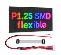 P1.25 Flexible LED Display Module, 240×120mm SMD TOP1010 LED Panel, 700 Nits, ≥3840Hz, Magnetic Soft Back Shell, 169° Bend, Front Service for Curved Indoor LED Screens, 20 Pack