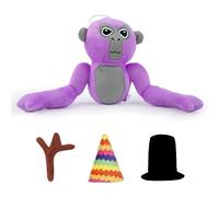 P1 Gorilla Plush Toy, Stuffed Animal Monkey Plushie Stuffed Plush Throw Pillow Doll Monkey Toy Plush Fans Birthday Christmas Playtime Collectibles Ideal Game Enthusiasts Desktop Decor Sleeping Gift