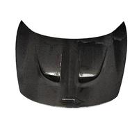 P1 Style Real Carbon Fiber Front Bumper Engine Hood Bonnet Vent Cover Compatible For Mclaren MP4-12C 650S 2011-2018(Single-sided carbon)