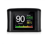 P10 OBD2 HUD Car Head-up Display TFT LCD Digital Speedometer Auto On-board Computer With Fuel Consumption Water Temperature