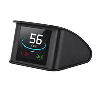 P10 Universal Car HUD Head Up Display with OBD2 Interface, Speedometer with Voltage Temperature RPM Fuel Consumption, Digital Projector Display