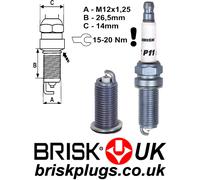 P11 Brisk Plugs Iridium Premium Ignition For LPG CNG Nitro E85