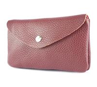 - P11 - Italian leather ladies wallet medium, color: burgundy violet