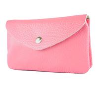 - P11 - Italian leather ladies wallet medium, color: candy pink