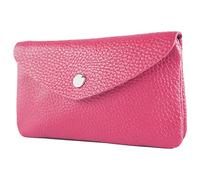 P11 - Italian leather ladies wallet medium, color: pink