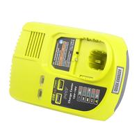 P117 Battery Charger Compatible with Ryobi 12V-18V Ni-CD Ni-MH Lithium Battery, 85W Fast Charging Power Supply, 18V 3A Li-ion / 2A Ni-MH Ni-CD Output, Dual USB 5V 2.1A Port, Smart Indicator Light