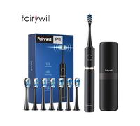 (P11PlusB-H5-8BH)Fairywill P11 Sonic Whitening Electric Toothbrush Rechargeable USB Charger Ultra Powerful