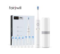 (P11PlusW-H5-8BH)Fairywill P11 Sonic Whitening Electric Toothbrush Rechargeable USB Charger Ultra Powerful