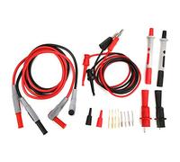 P1308B Test Lead Probe Kit, Automotive Test Lead Kit Banana Plug to Test Hook Cable Probe Test Clip Set for Multimeter