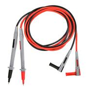 P1505 Universal Multimeter Test Lead, Silicone Wrapped Copper Probe Cable with 4mm Banana Plug and 2mm IC Tip, 1000V/10A CAT IV Rated Test Leads for Digital Multimeters, Flexible F