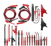 P1925 Multimeter Test Leads Kit 23pcs with Digital Electrical Test Probes Set Alligator Clip Test Hook Flexible Wire