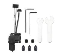 P1P/P1S Hotend Ceramic Assembled Extruder Printhead Kit for Bambu Lab P1P/P1S- 3D Printer Hot End Replacement with 0.4mm Hardened Steel Nozzle, Thermistor, Heater Cartridge and Heat Block