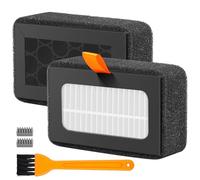 P1S HEPA Filter Versatile HEPA 13 and Activated Carbon Air Combo Filter for X1C P1S 3D Printer 2pcs with Silicone Nozzle Brush & Cleaning Brush
