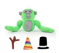 P2 Gorilla Plush Toy, Stuffed Animal Monkey Plushie Stuffed Plush Throw Pillow Doll Monkey Toy Plush Fans Birthday Christmas Playtime Collectibles Ideal Game Enthusiasts Desktop Decor Sleeping Gift