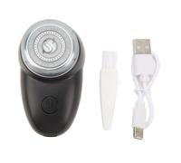 P20 Rechargeable Electric Beard Trimmer Portable Mini Travel Beard Trimmer for Men Type C Fast Charging Powerful Motor Plated Steel Knife Mesh Compact Design LED Display ABS