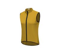 (P212025-Yellow, Asia-M) Men Windproof Waterproof Spring Summer Cycling Sleeveless Jacket Bicycle Clothing Bike Mtb Vest Jersey