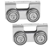 P2750-EG Trolley Assembly 4 Wheel Light Duty for Use with All 1-5/8" P1000, P1001, P5000, P5001, P5500, P5501 or Taller Strut Channel, Unistrut, Superstrut (2Pack)