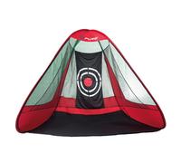 Pure2Improve Golf Practice Triangle Net - Red/White/Black