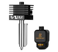 P2S High Speed Integrated Quick Swap Hotend,0.2mm Hardened Steel Nozzle High Temp Extruder Hot End Replacement with Silicone Cover Compatible with Bambu Lab P2S 3D Printer